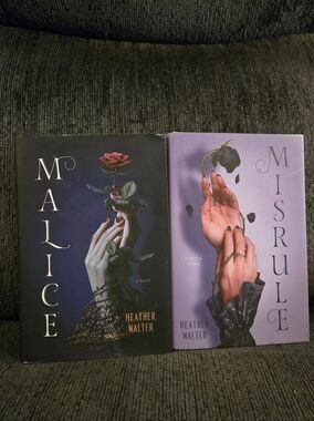 Heather Walter Malice & Misrule Hardcover Set - Dark Rose Artwork